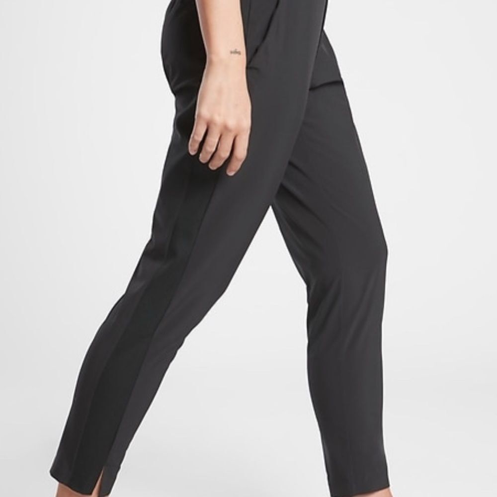 NWT Athleta Brooklyn Ankle Pant Size 8/T. Black - Picture 5 of 7